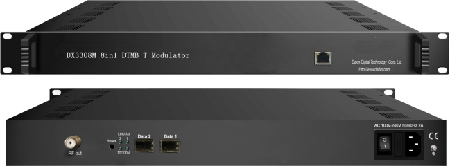 DX3308M IP复用加扰DTMB调制器