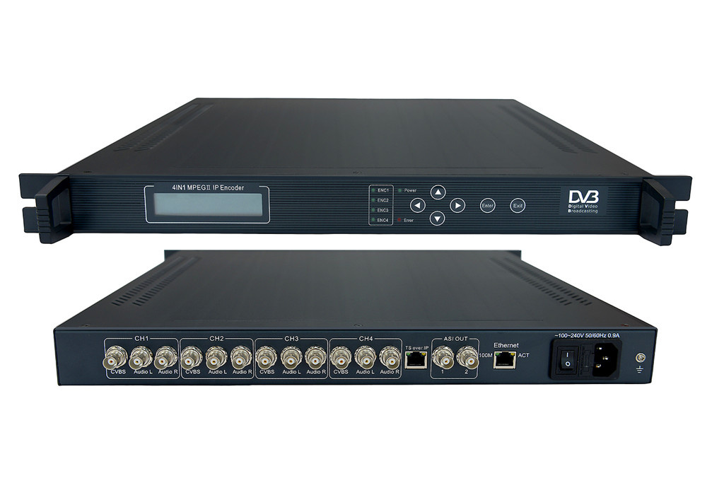 GL-1108cn  MPEG-2四路IP编码器